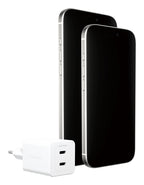 PanzerGlass empower™ by ® Turbo 45W Charger incl. 2 x USB-C | EU Plug | Silver White Smartphone Blanco Corriente alterna Carga rápida Interior (4)