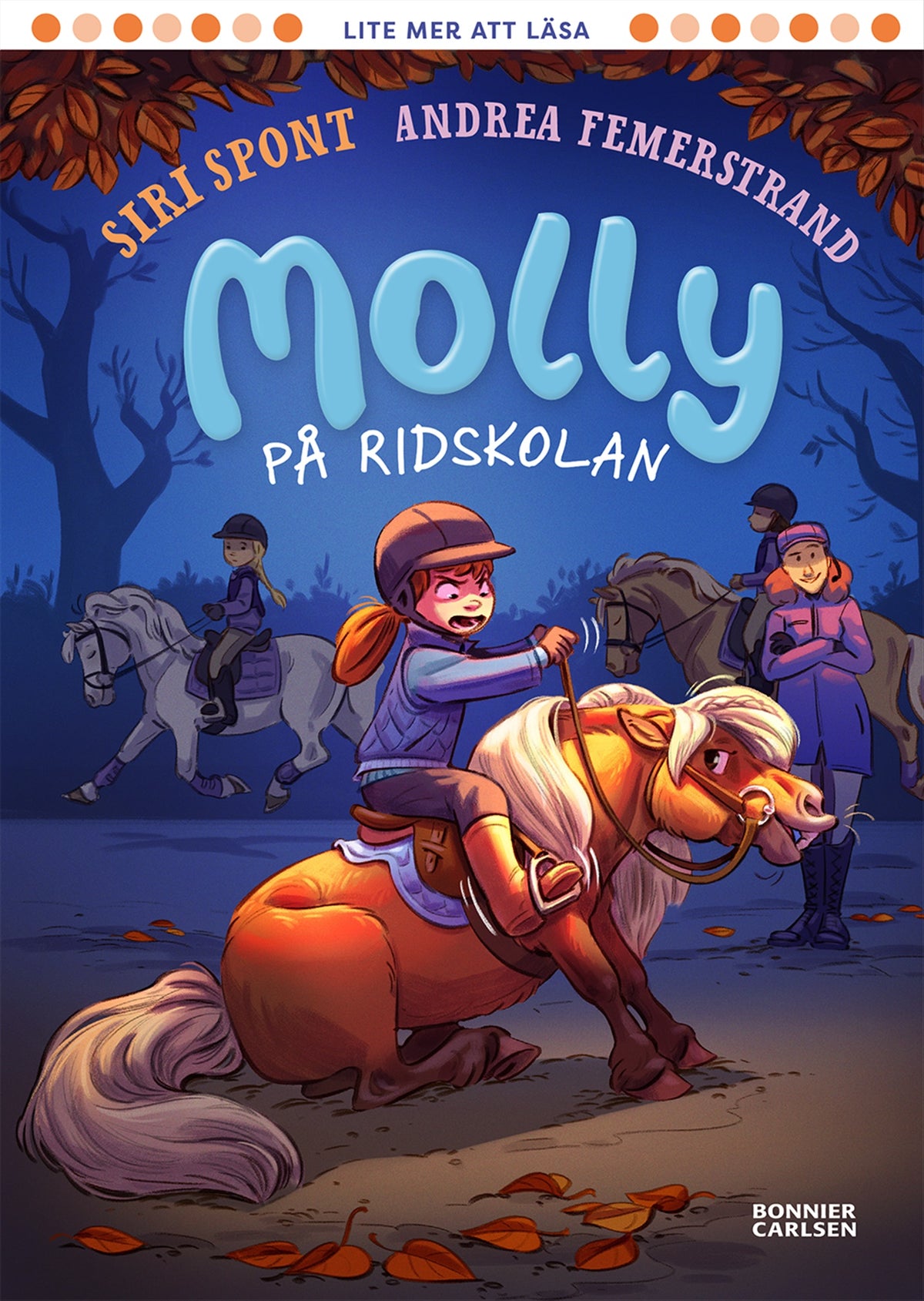 Libro infantil en sueco Bonnier Molly på ridskolan 9789179795832