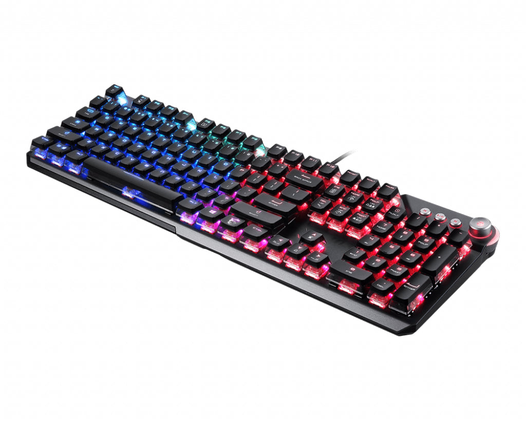 MSI Vigor GK71 SONIC RED teclado Juego USB QWERTY Alemán Negro (4)