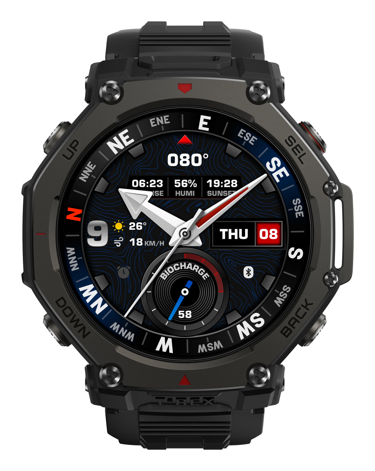Amazfit T-Rex 3 Pro 3,1.5" AMOLED 48 mm Digital 480 x 480 Pixeles Pantalla