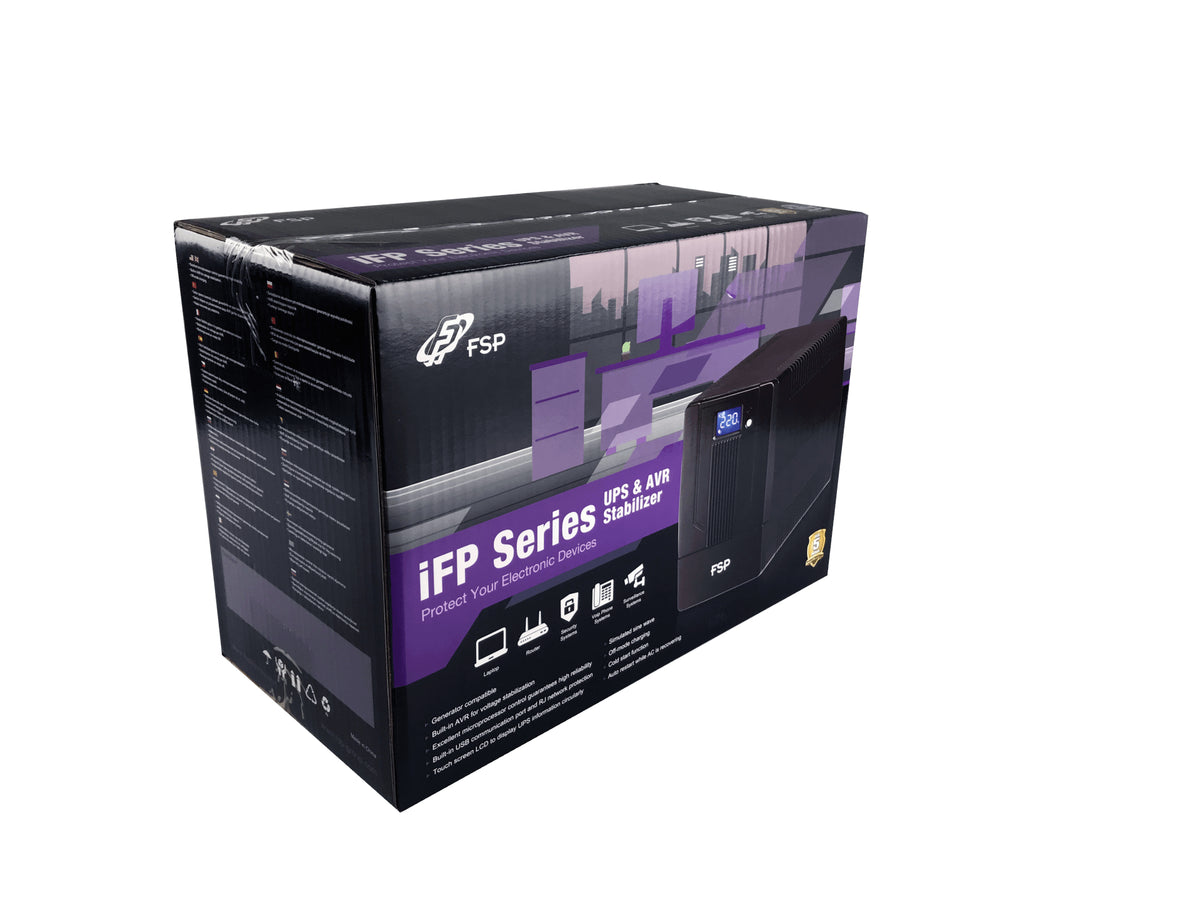 FSP iFP 1500 sistema de alimentación ininterrumpida (UPS) Línea interactiva 1,5 kVA 900 W 2 salidas AC (5)