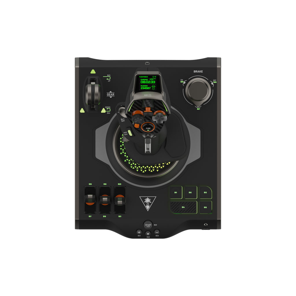 Turtle Beach VelocityOne Negro USB Palanca de vuelo Analógico/Digital PC