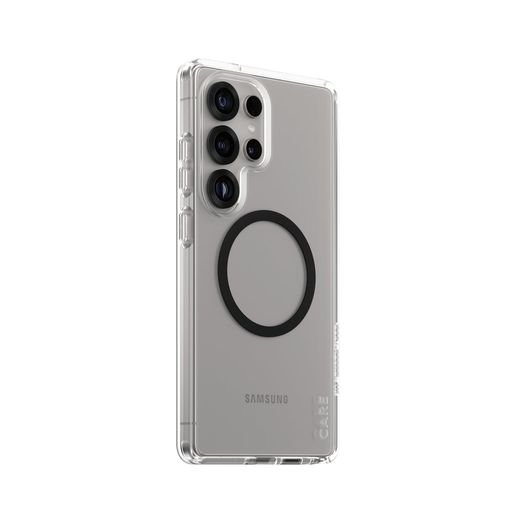 PanzerGlass CARE™ by ® Funda Urban Combat Transparente con Qi compatible Negro (CRRFUBQG38488)