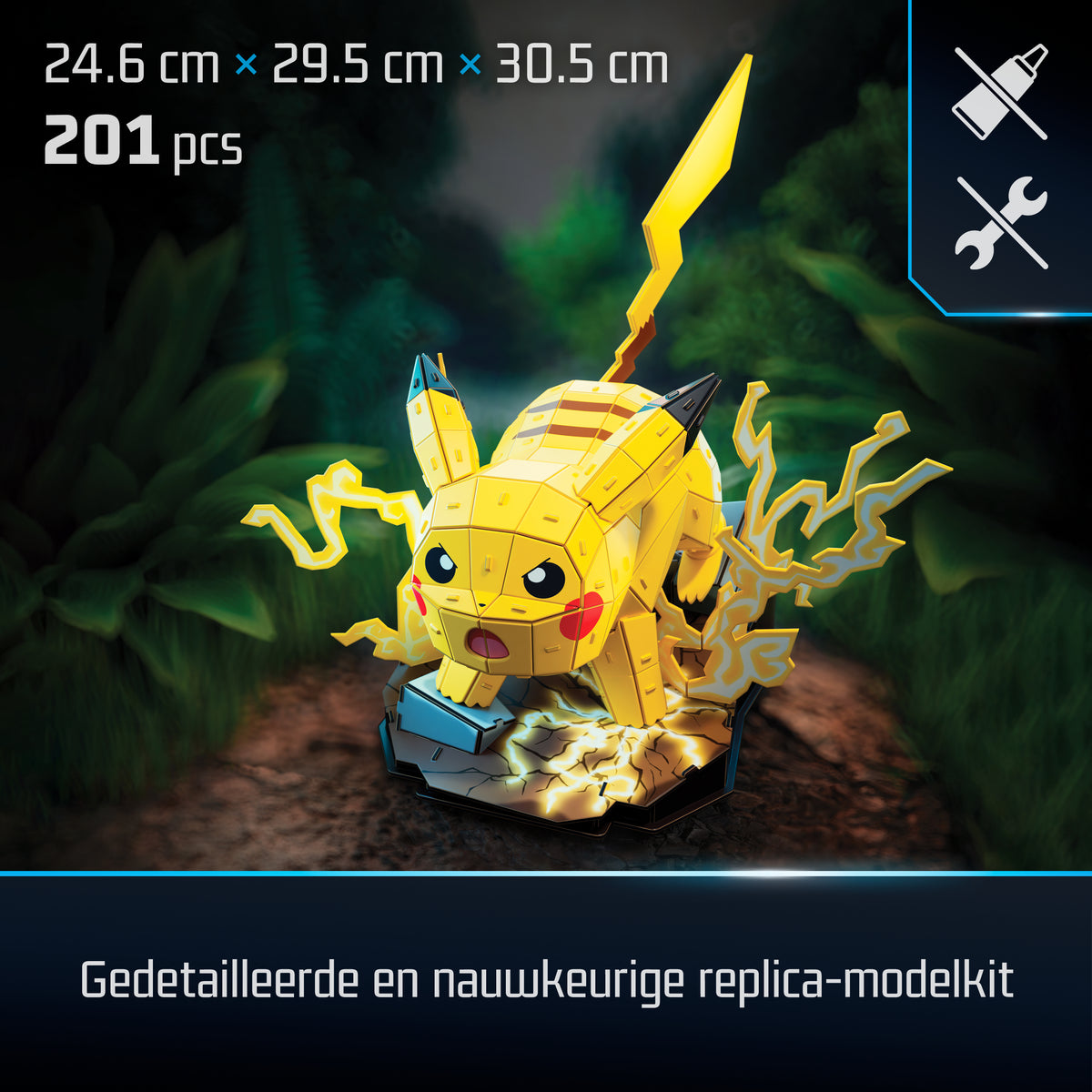 4D Build FDP FAP Pokemon Pikachu GML Puzle 3D 201 pieza(s) Dibujos
