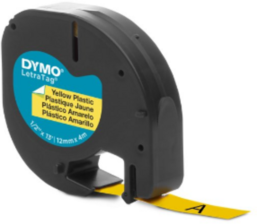 Cinta Dymo LT 12 mm x 4 m amarillo (2)