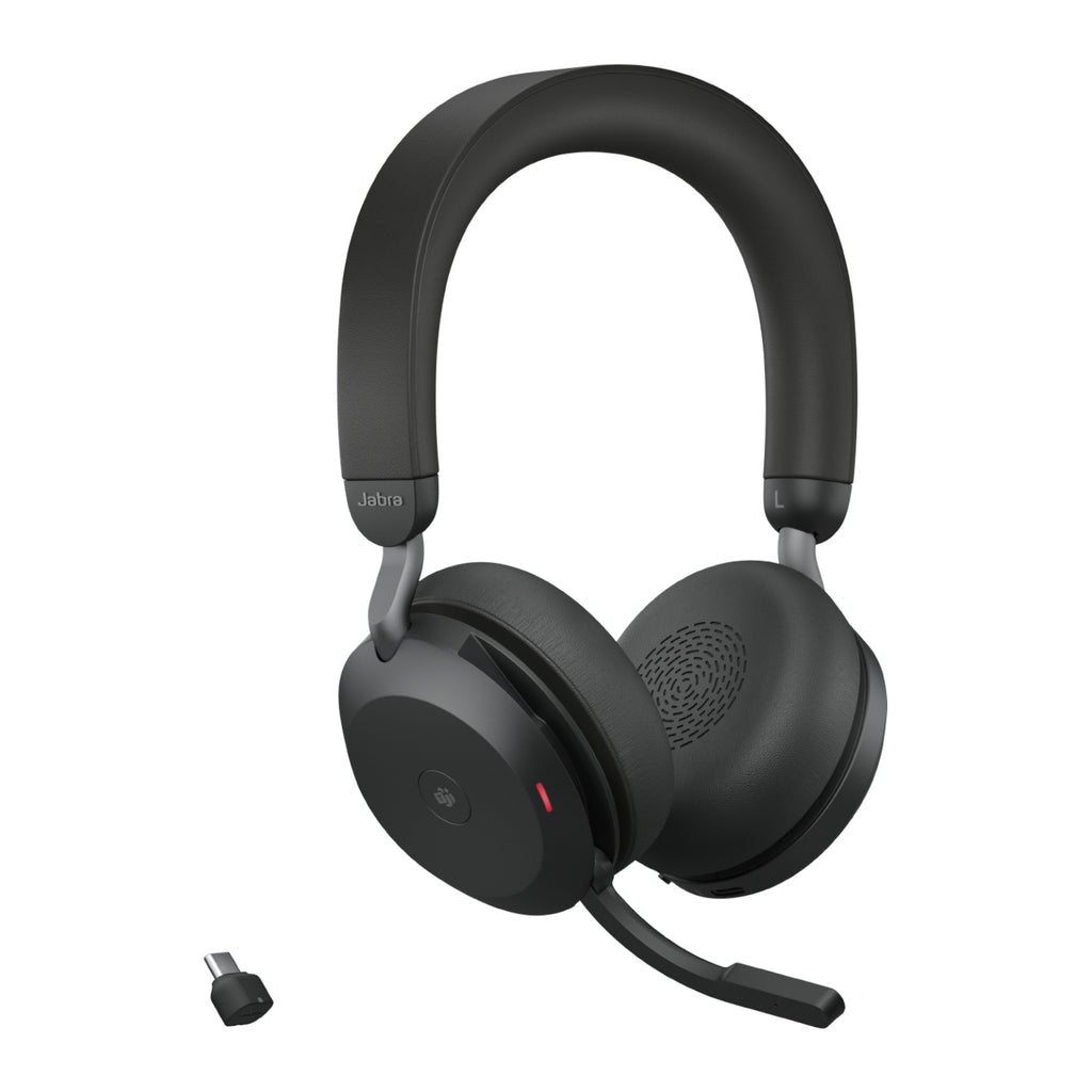 Jabra Evolve2 75 Auriculares Inalámbrico Diadema Oficina/Centro de llamadas USB Tipo C Bluetooth Base de carga Negro (3)