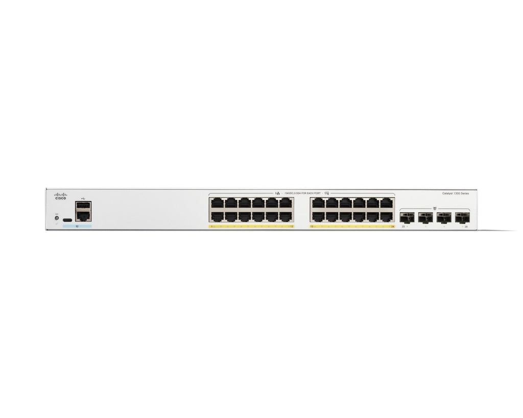 Cisco C1300-24FP-4G Commutateur géré Catalyst 24 ports Gigabit PoE (2)