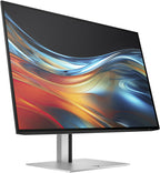 HP Series 7 Pro 24 inch WUXGA Monitor - 724pn pantalla para PC 61 cm (24") 1920 x 1200 Pixeles LCD Negro, Plata (4)