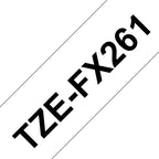 Brother TZE-FX261 cinta para impresora de etiquetas Negro sobre blanco (2)