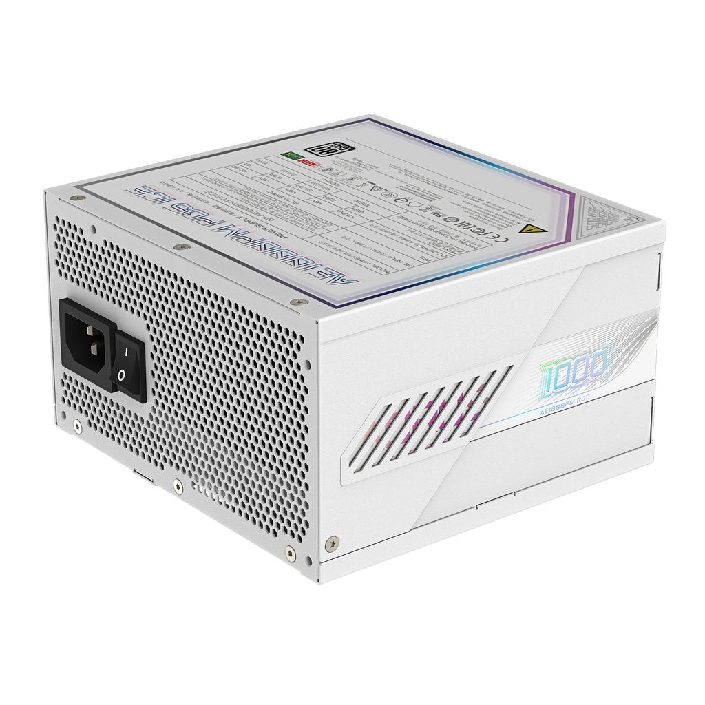 GIGABYTE AORUS ELITE P1000W ICE unidad de fuente de alimentación 1000 W 20+4 pin ATX ATX Blanco (7)