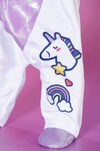BABY born Unicorn Onesie 43cm Doll jumpsuit
