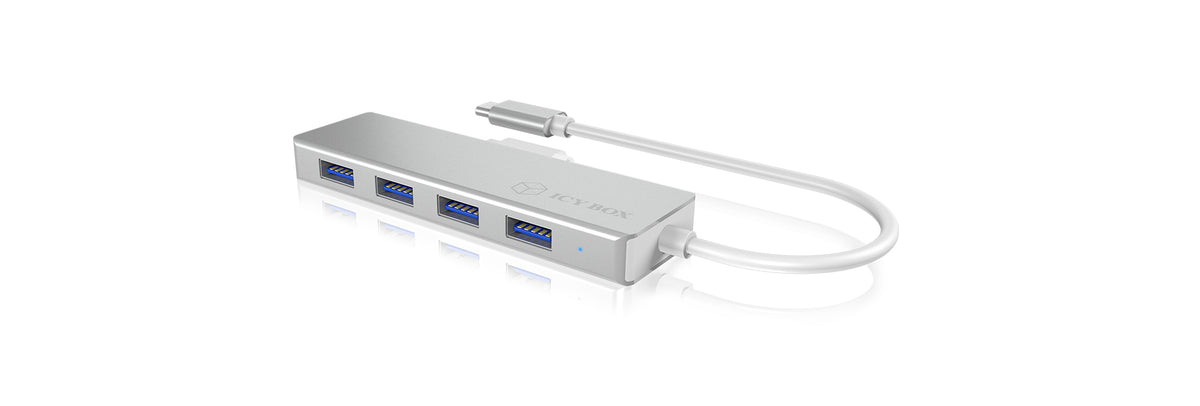 ICY BOX IB-HUB1425-C3 USB 3.2 Gen 1 (3.1 Gen 1) Type-C 5000 Mbit/s Plata (3)