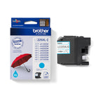Brother LC225XLC cartucho de tinta 1 pieza(s) Original Alto rendimiento (XL) Cian (4)