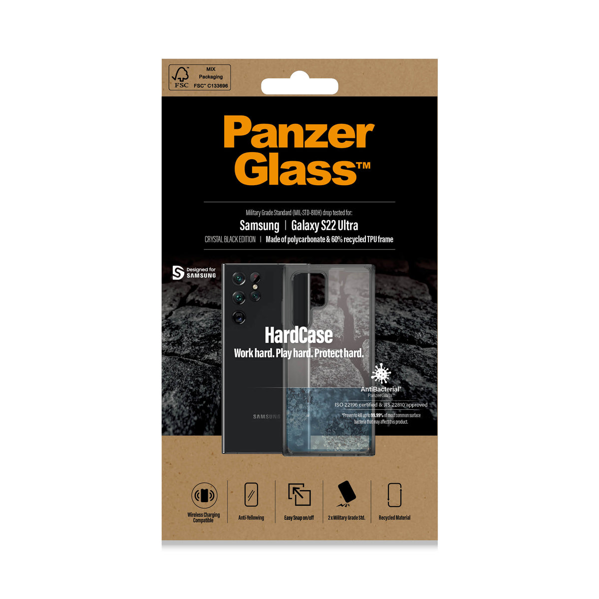 PanzerGlass ® HardCase Samsung Galaxy S22 Ultra 5G