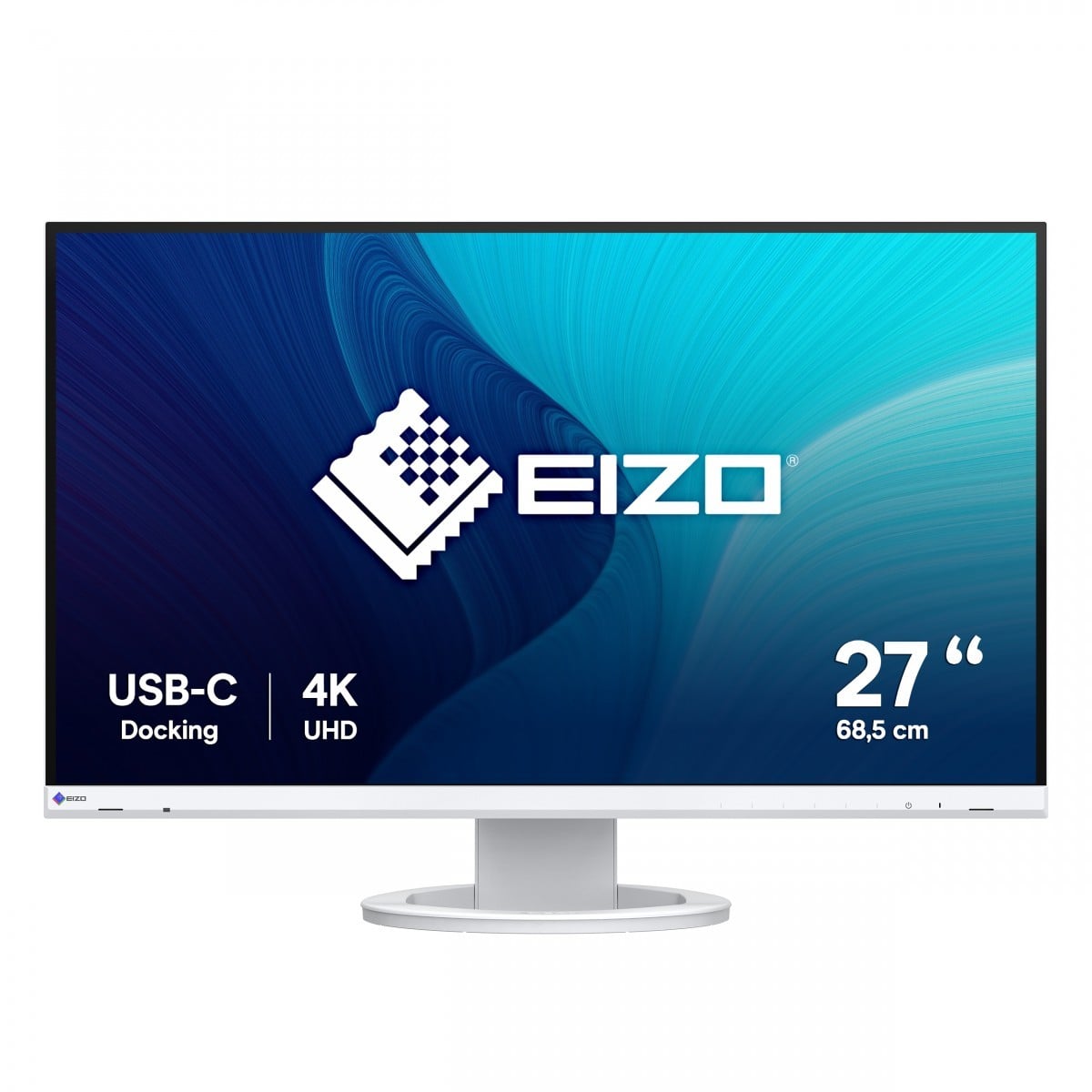 EIZO EV2740S-WT Moniteur 27" 3840x2160 IPS Blanc USB-C, DP, HDMI, 4x USB-A