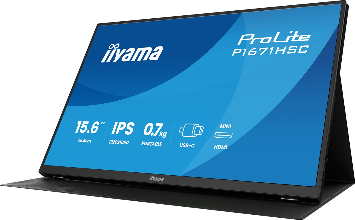 iiyama ProLite P1671HSC-B1 pantalla para PC 39,6 cm (15.6") 1920 x 1080 Pixeles Full HD LED Negro (8)