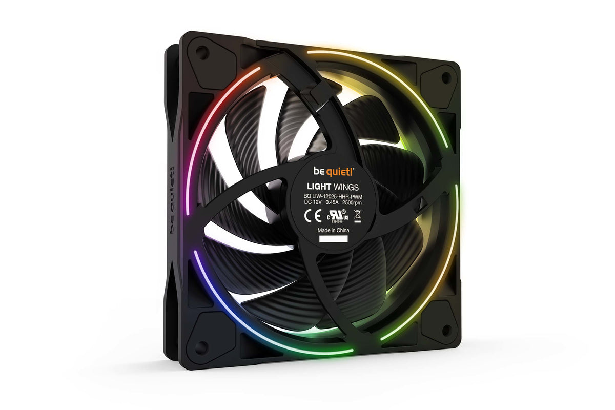 be quiet! Light Wings | 120mm PWM high-speed Carcasa del ordenador Ventilador 12 cm Negro 1 pieza(s) (4)