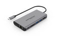 Hypertec ProDock ProDockExtreme Gen2 Alámbrico USB 3.2 Gen 1 (3.1 Gen 1) Type-C Plata