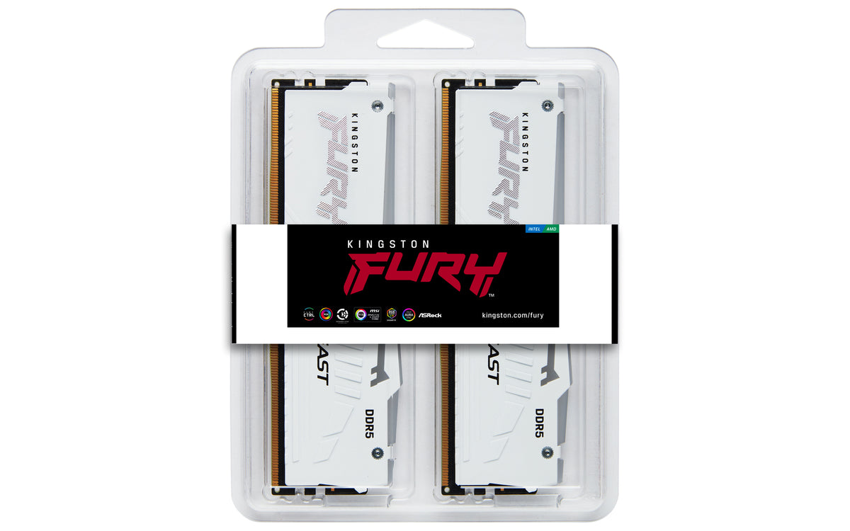 Kingston Technology FURY Beast RGB módulo de memoria 2 x 16 GB 6400 MT/s 288-pin DIMM ECC (5)