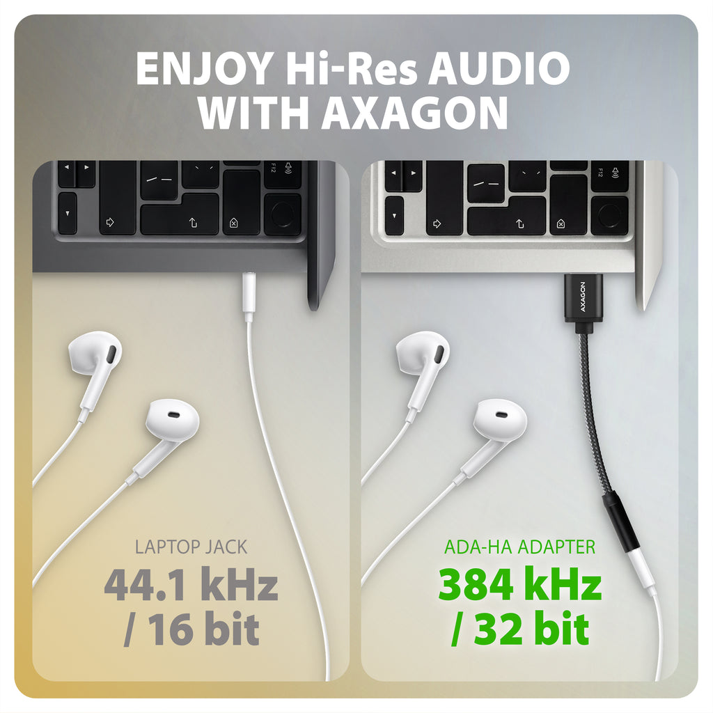 Axagon ADA-HA tarjeta de audio 2.0 canales USB (5)