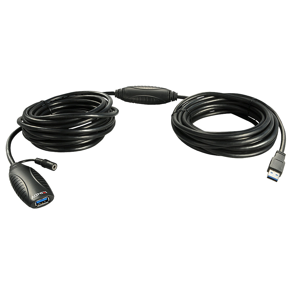 Lindy 43099 cable USB USB 3.2 Gen 1 (3.1 Gen 1) 15 m USB A 5 Gbit/s Negro