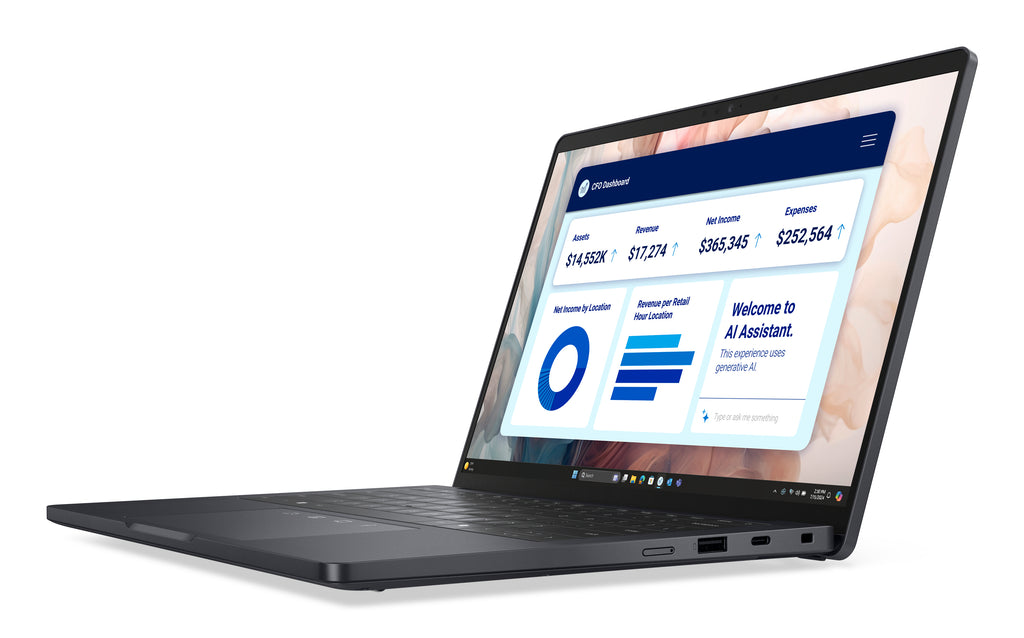 DELL Pro 13 Premium PA13250 Copilot+ PC Intel Core Ultra 5 236V Portátil 33,8 cm (13.3") Full HD+ 16 GB LPDDR5x-SDRAM 512 GB SSD Wi-Fi 7 (802.11be) Windows 11 Pro Gris Inglés del Reino Unido (4)