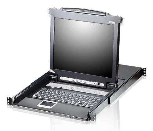 ATEN CL5708M interruptor KVM Montaje en rack Negro (2)