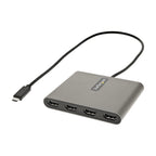 StarTech.com USBC2HD4 Adaptador gráfico USB 1920 x 1080 Pixeles Gris