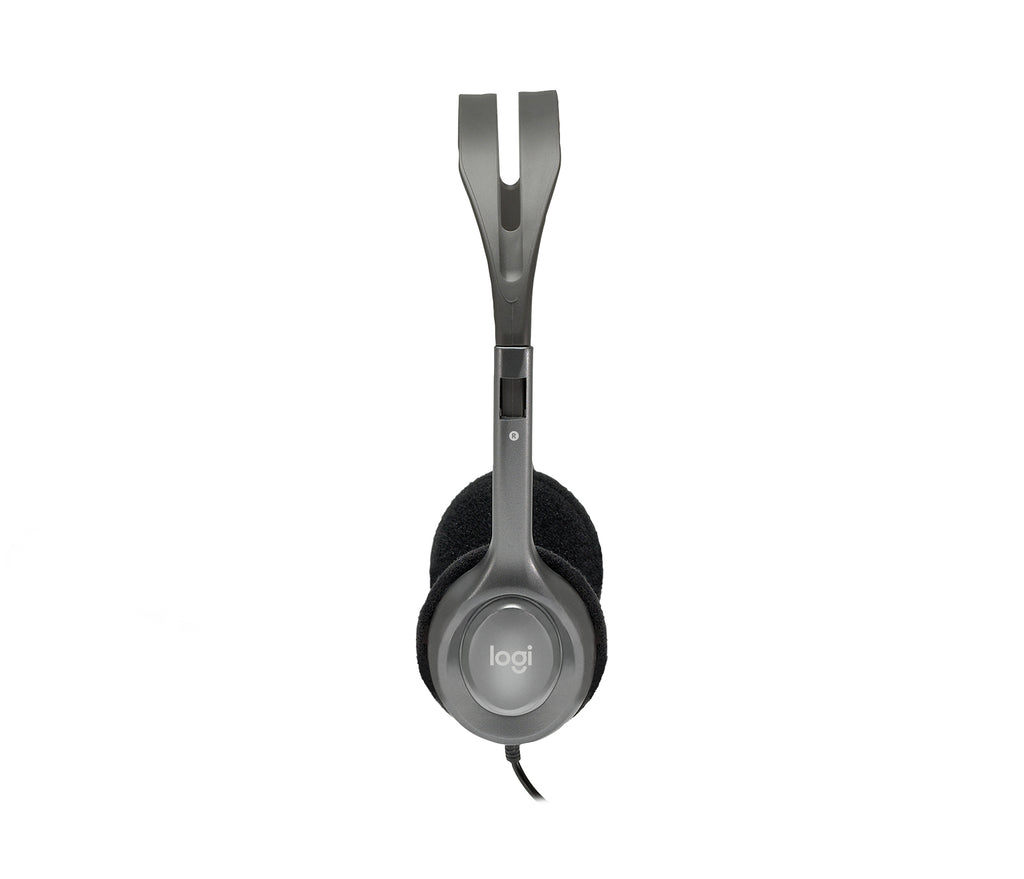 Logitech H110 Auriculares Alámbrico Diadema Oficina/Centro de llamadas Gris (981-000271-411734)