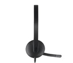 Logitech H340 USB Auriculares Alámbrico Diadema Oficina/Centro de llamadas USB tipo A Negro (5)