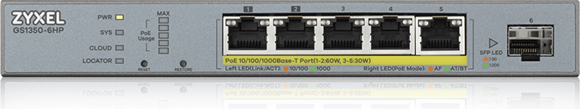 Switch PoE Zyxel GS1350-6HP GS1350-6HP-EU0101F (3)