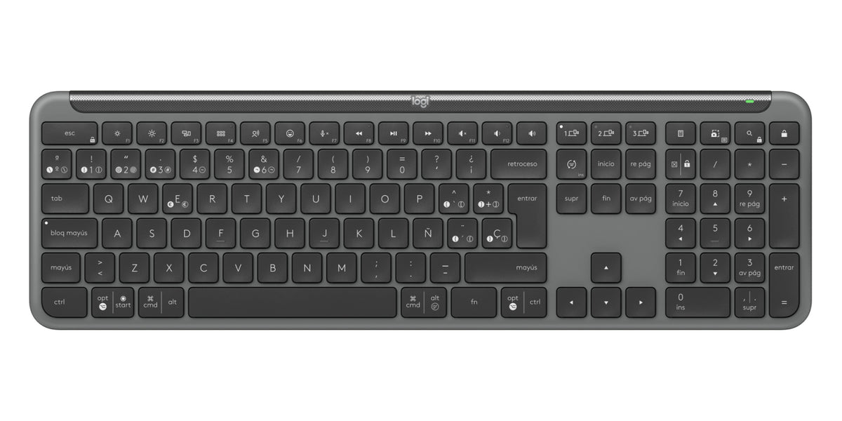 Logitech Signature Slim Combo MK950 teclado Ratón incluido Oficina RF Wireless + Bluetooth QWERTY Español Grafito (7)