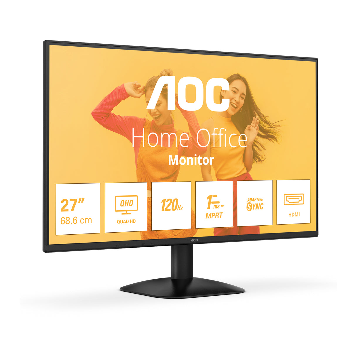 AOC B3 Q27B35S3 pantalla para PC 68,6 cm (27") 2560 x 1440 Pixeles Quad HD LED Negro (3)
