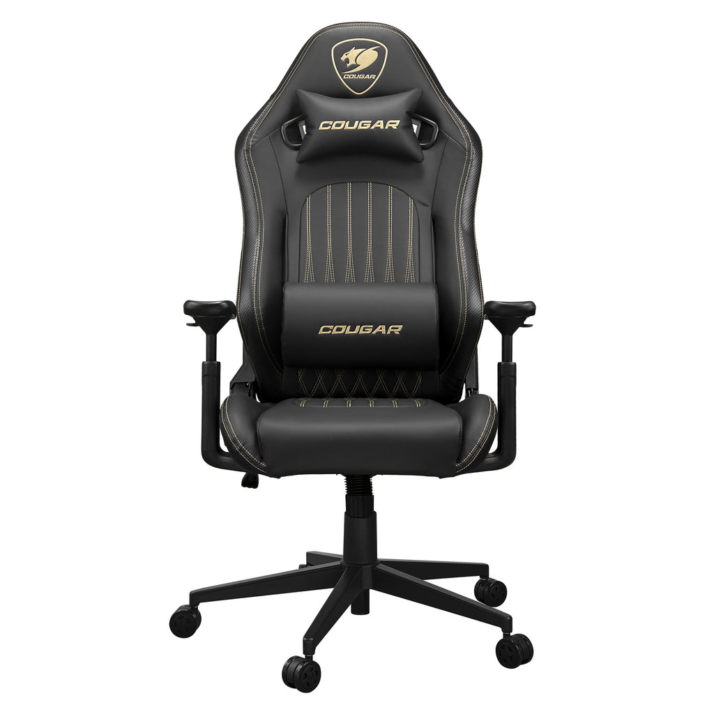 COUGAR CGR-EXP-ROB Silla para videojuegos de PC Asiento acolchado tapizado Negro, Oro