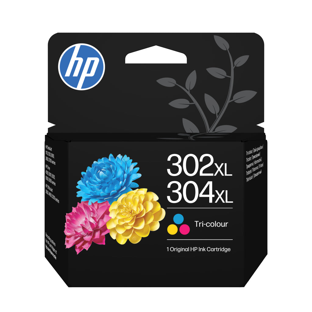 HP 302XL/304XL Tri-clr Original Ink Crtg cartucho de tinta 1 pieza(s) Alto rendimiento (XL) Cian, Magenta, Amarillo (2)