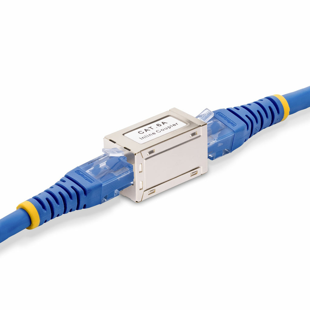 StarTech.com IN-CAT6A-COUPLER-S1 cambiador de género para cable RJ-45 Plata