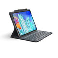 ZAGG Messenger Folio 2 QWERTY Inglés Bluetooth Carbón vegetal