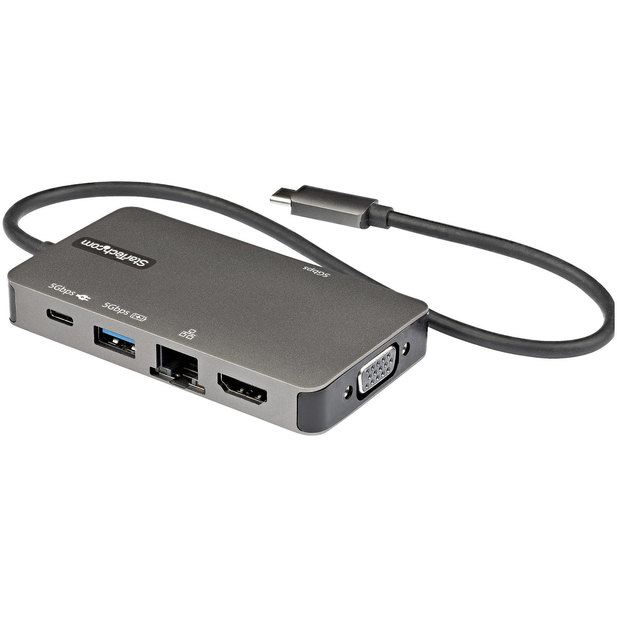 StarTech.com DKT30CHVPD2 base para portátil y replicador de puertos USB 3.2 Gen 1 (3.1 Gen 1) Type-C Negro, Gris