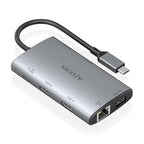 AISENS ASUC-7P049-GR base para portátil y replicador de puertos Alámbrico USB 3.2 Gen 1 (3.1 Gen 1) Type-C (3)