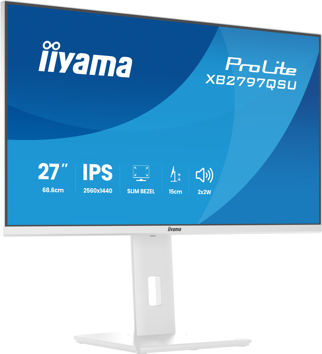 iiyama ProLite XB2797QSU-W1 pantalla para PC 68,6 cm (27") 2560 x 1440 Pixeles Quad HD LED Blanco (7)
