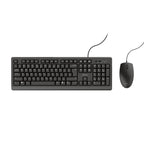 Trust TKM-250 teclado Ratón incluido Universal USB QWERTY Inglés del Reino Unido Negro (4)