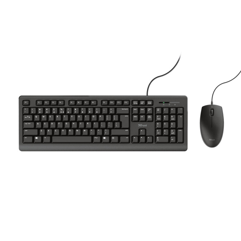 Trust TKM-250 teclado Ratón incluido Universal USB QWERTY Inglés del Reino Unido Negro (4)