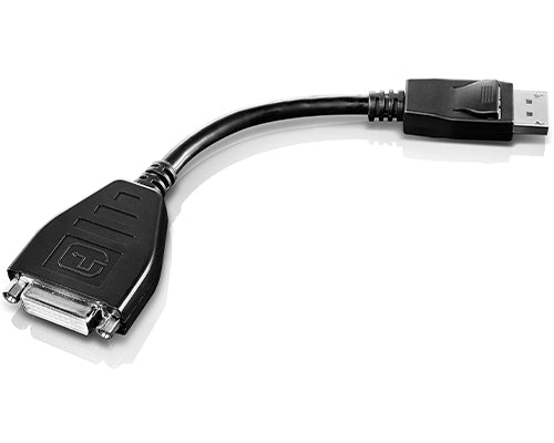 Lenovo 45J7915 adaptador de cable de vídeo 0,2 m DVI-D DisplayPort Negro (2)