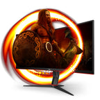 AOC G2 CU34G2X/BK pantalla para PC 86,4 cm (34") 3440 x 1440 Pixeles Quad HD LED Negro, Rojo (2)