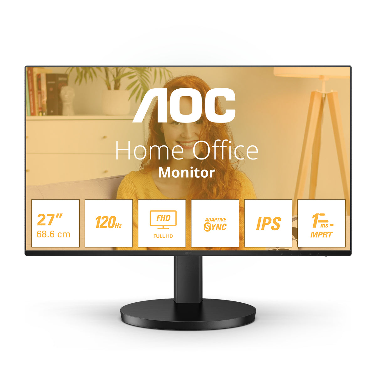 AOC B3 27B3HA2 pantalla para PC 68,6 cm (27") 1920 x 1080 Pixeles Full HD LED Negro (2)