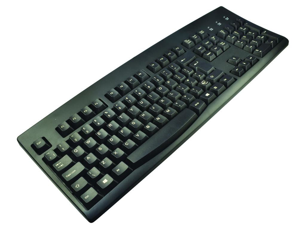 2-Power KEY1001FR teclado Oficina USB Francés Negro