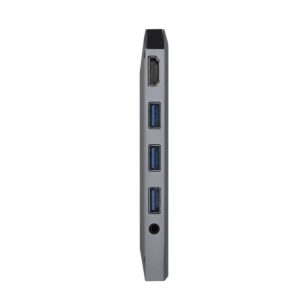 AISENS ASUC-9P001-GR base para portátil y replicador de puertos Alámbrico Thunderbolt 3 (4)