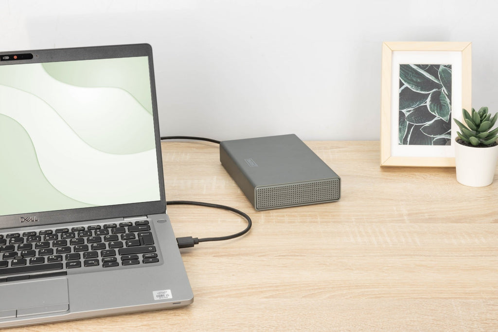 Boîtier USB 3.0 pour SSD/HDD SATA III 3,5" max. 16 To avec alimentation, en aluminium (5)