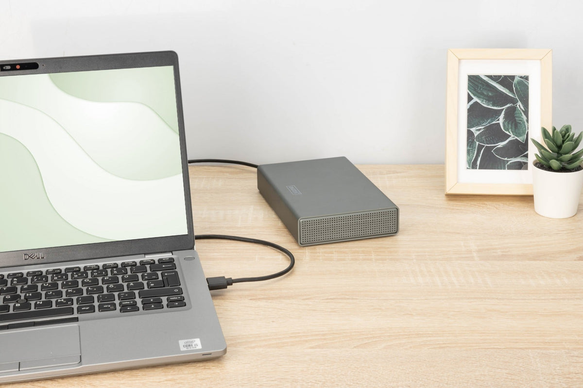 Boîtier USB 3.0 pour SSD/HDD SATA III 3,5" max. 16 To avec alimentation, en aluminium (5)