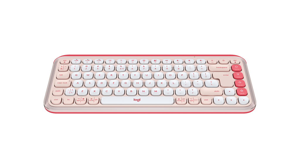 Logitech POP Icon Keys teclado Universal Bluetooth QWERTY Internacional de EE.UU. Rosa (4)